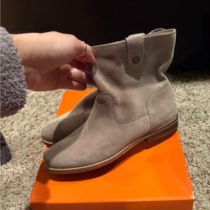 Arturo Chiang Cinder Suede Boots - Size 7.5M